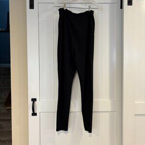 Isabel black maternity pants, size L, inseam 28"